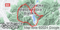 Track GPS W Beskid Mały z Porąbki